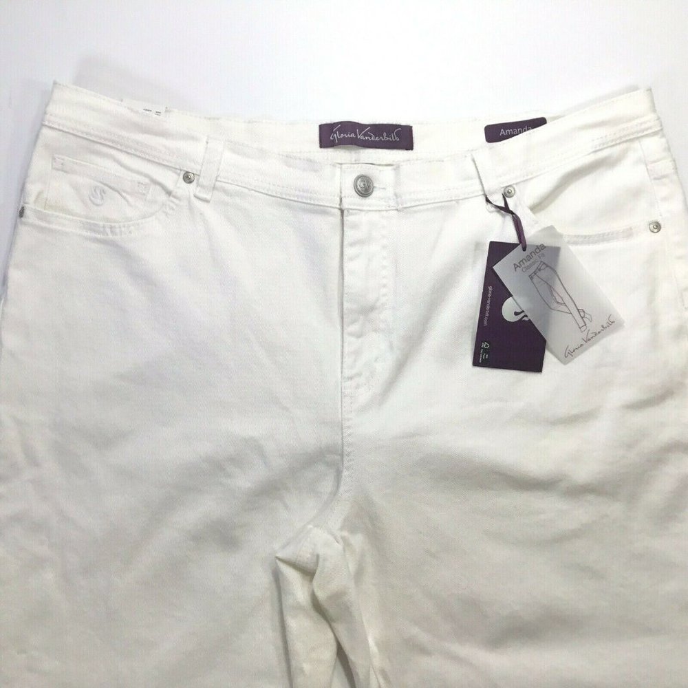 Amanda Classic Fit~White/Natural~Stretch - Picture 6 of 9
